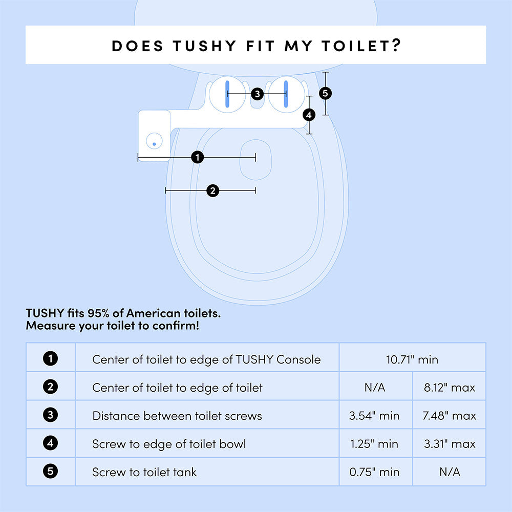 TUSHY Non-Electric Dual Nozzle Bidet Attachment (Lowe's Dropship)