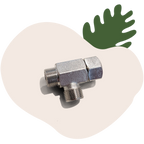 Brass Mini Adapter for 3/8" Connections for Wave and Oasis
