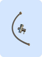 Childproofing Kit: Mega Adapter with Shutoff Valve and Compatible Hose