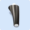 Original Brushed Nickel Front Right leg 2