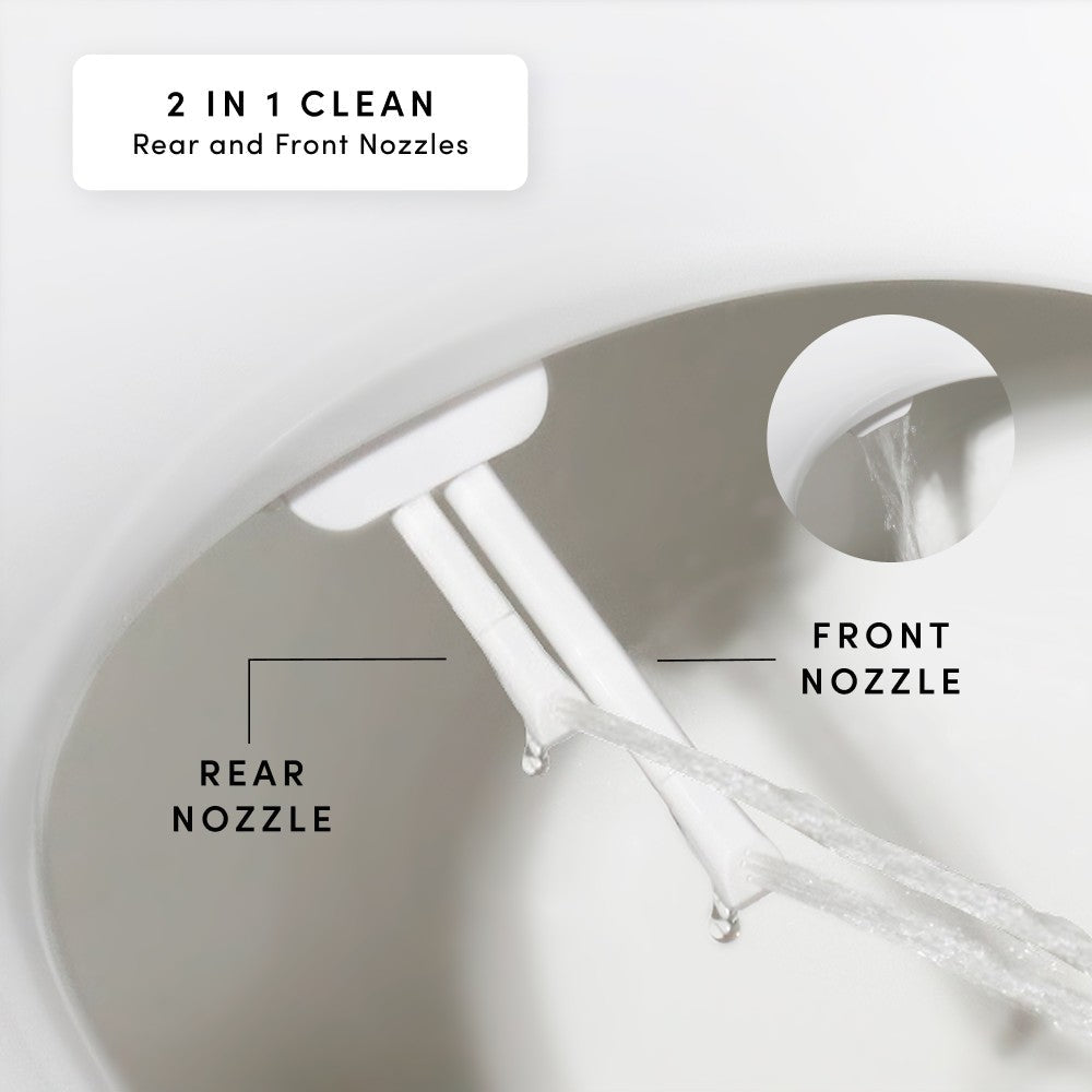 TUSHY Wave+ Non-Electric Bidet Seat with Pre-Spray (Lowe's Dropship)