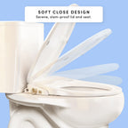 TUSHY Wave+ Non-Electric Bidet Seat with Pre-Spray (Lowe's Dropship)
