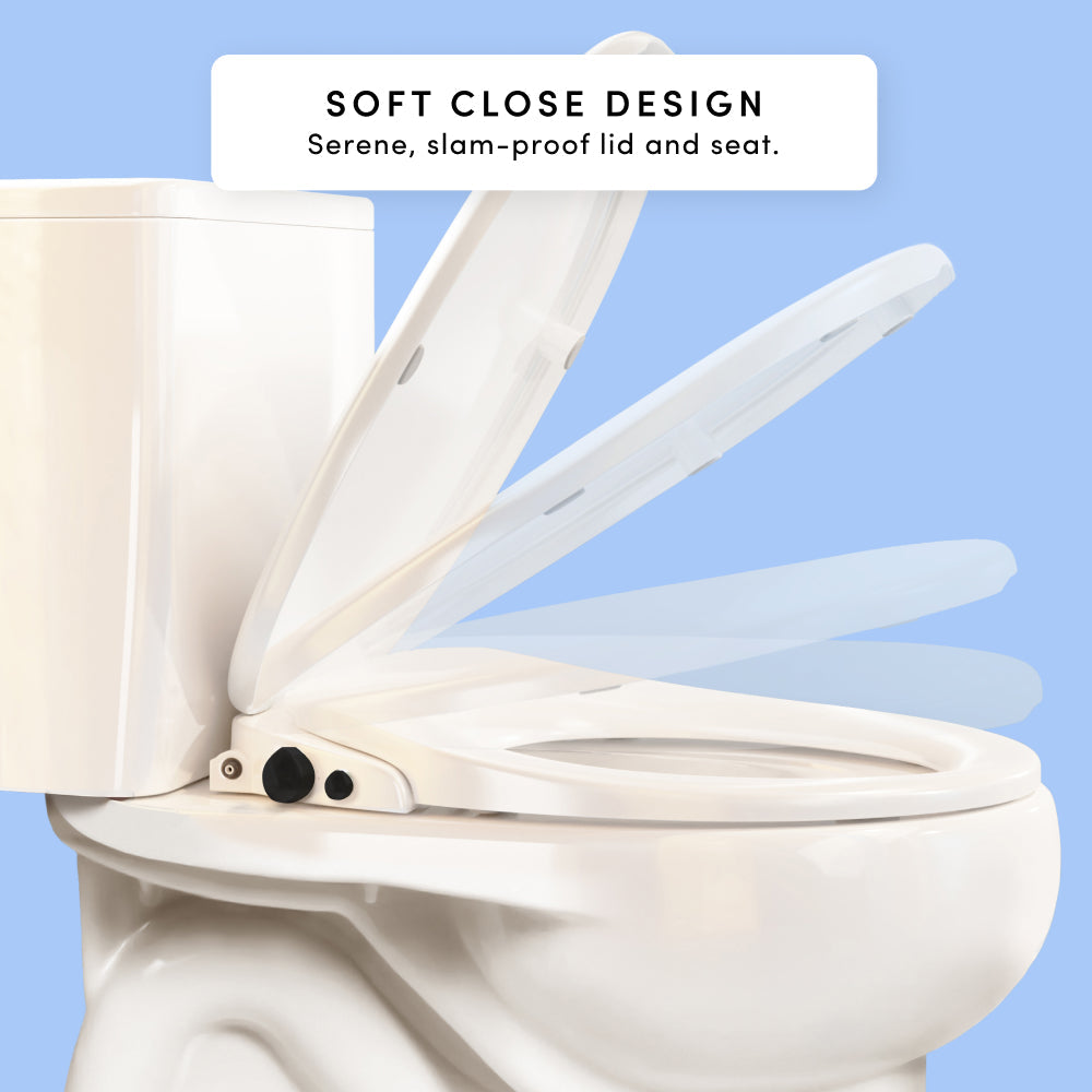 TUSHY Wave+ Non-Electric Bidet Seat with Pre-Spray (Lowe's Dropship)