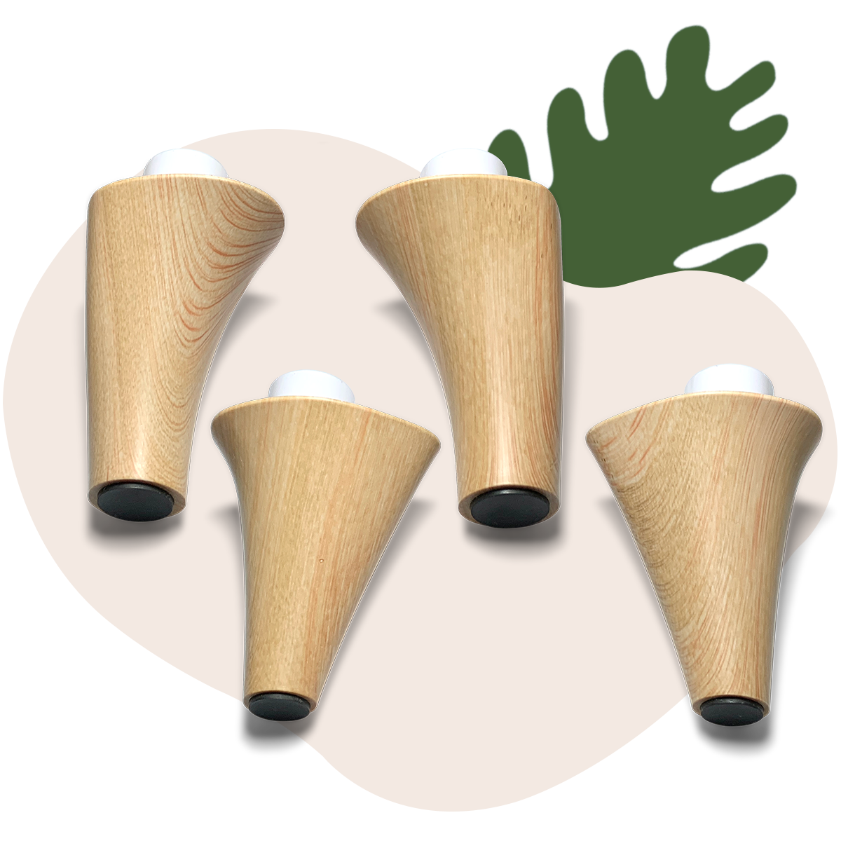 Ottoman Legs (Set of Four)