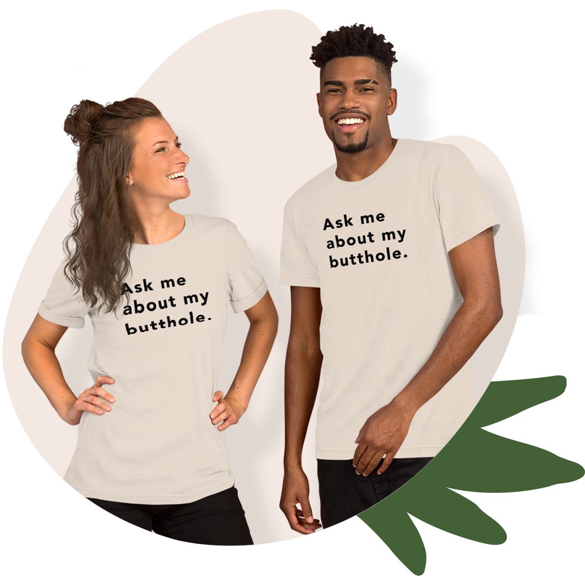 TUSHY Butthole Shirt